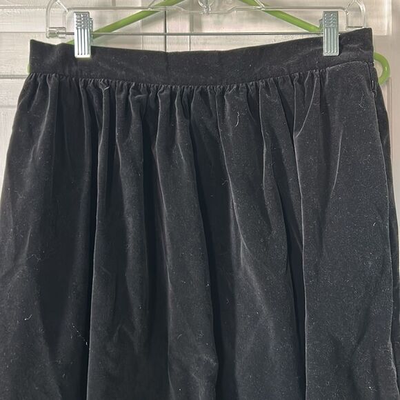 VIntage 90s 100% Cotton Velvet Maxi Skirt - Sarah Chapman - Size 14 - Picture 2 of 7